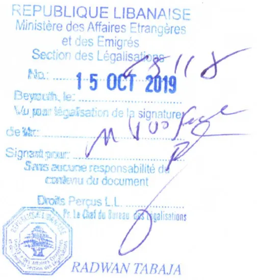 Ливанда консулдық заңдандыру